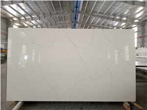 LQ-835 Hot Selling Popular Quartz Slab Vietnam Calacatta