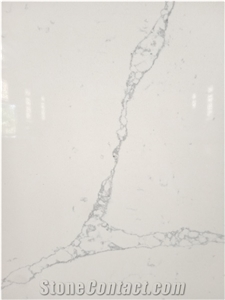 LQ-835 Hot Selling Popular Quartz Slab Vietnam Calacatta