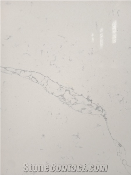 LQ-835 Hot Selling Popular Quartz Slab Vietnam Calacatta