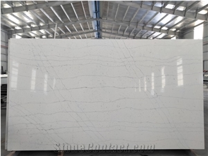 LQ-836 Hot Selling Popular Quartz Slab Calacatta Pearl LQ-836 Hot Selling Popular Quartz Slab Calacatta Pearl