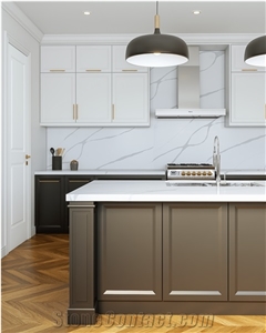 LQ810 Big Size Artificial Stone Bold Vein Calacatta Vietnam
