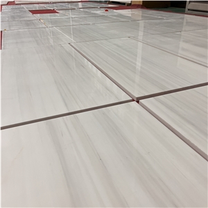 Polished Duna White Slab For Hotel Decor