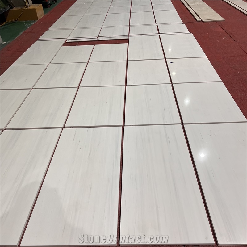 Polished Duna White Slab For Hotel Decor