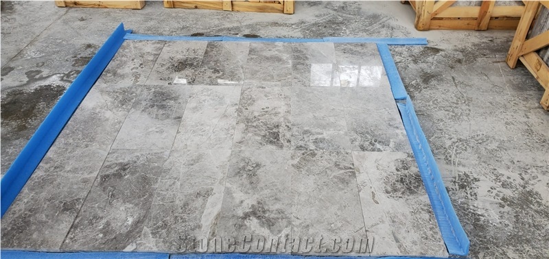 Tundra Grey Marble Tiles