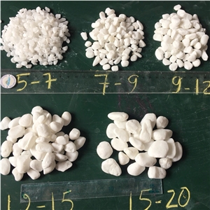 Snow White Pebble Stone Super Cheap Price
