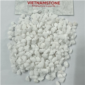 Snow White Pebble Stone Super Cheap Price