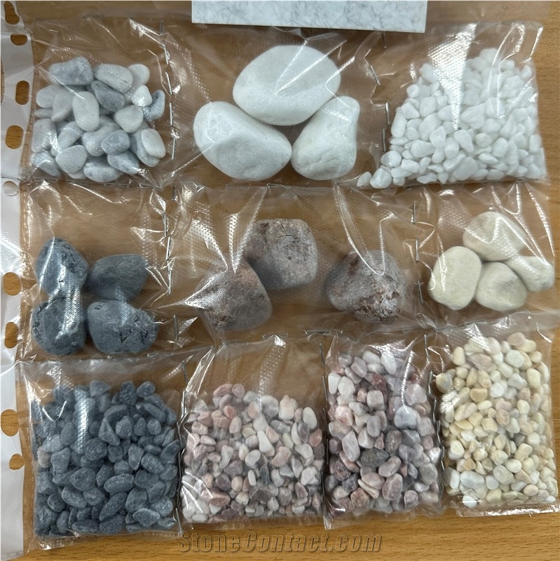 Snow White Pebble Stone Super Cheap Price