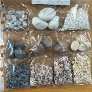 Snow White Pebble Stone Super Cheap Price