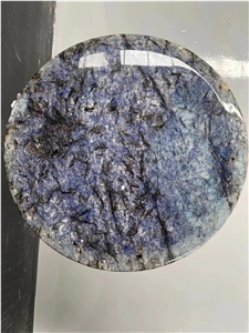 Blue Granite Cafe Table Tops Azul Bahia Round Dining Table