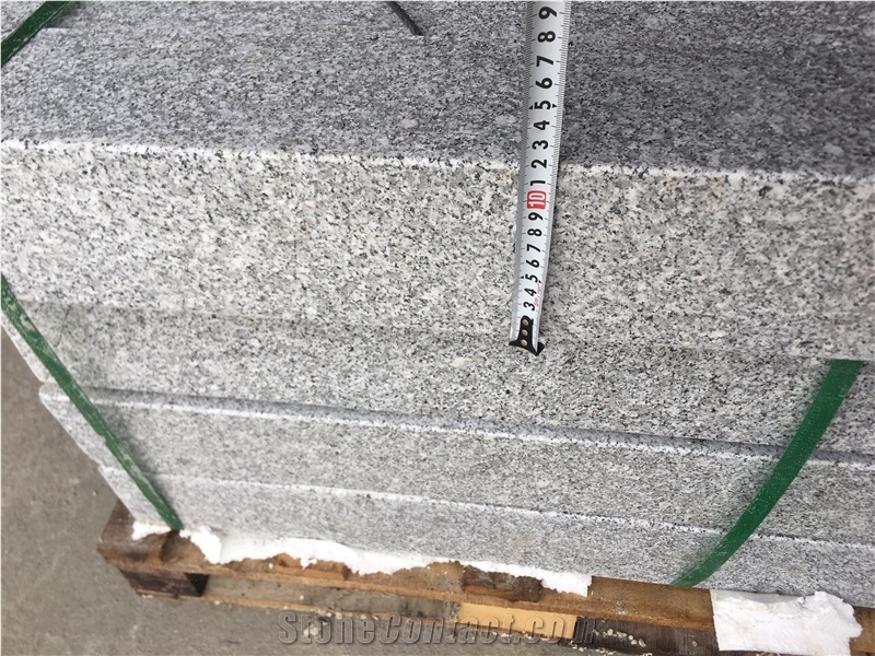 White Granite Treads