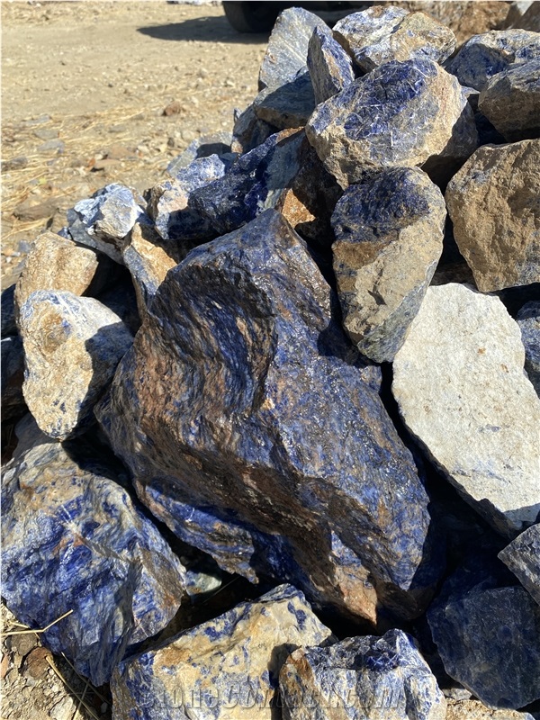 Namibia Blue Sodalite Boulders