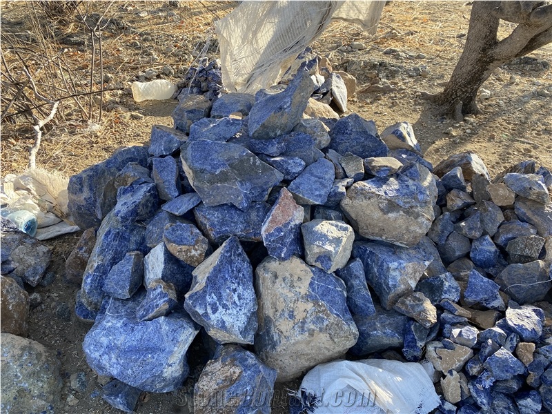Namibia Blue Sodalite Boulders
