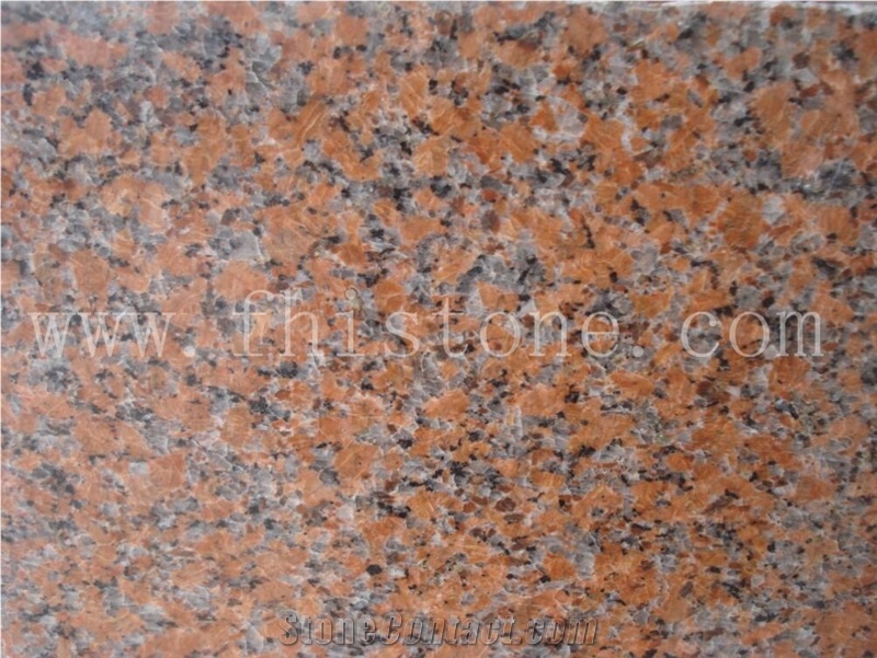 G562 Granite Polished Step China Maple Red Granite