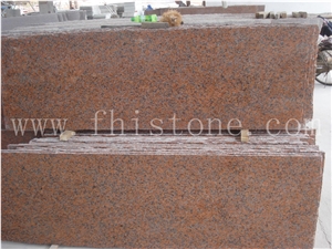 G562 Granite Polished Step China Maple Red Granite