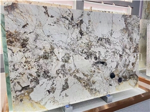 Luxury Pandora White Granite Polished Slabs