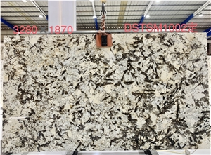 Luxury Translucent Polished White Silver Fox Granite Luxury Translucent Polished White Silver Fox Granite
