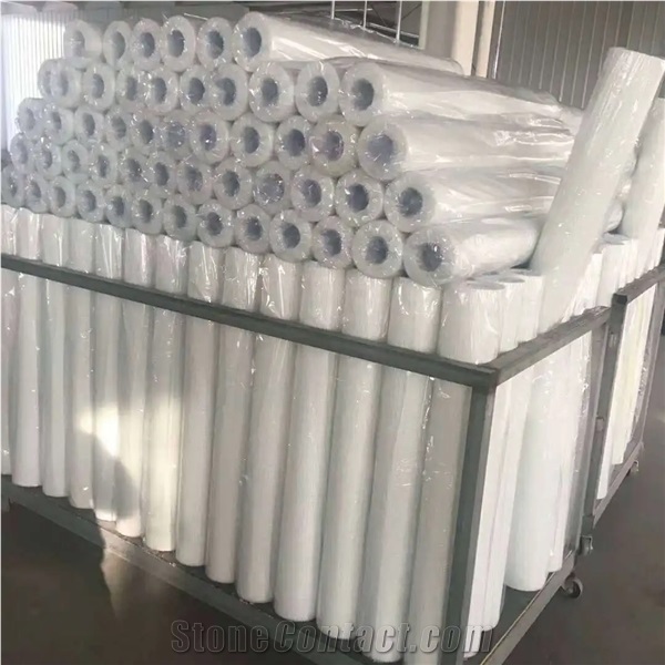 Artificial Marble Stone Back Fiberglass Mesh For Slabs