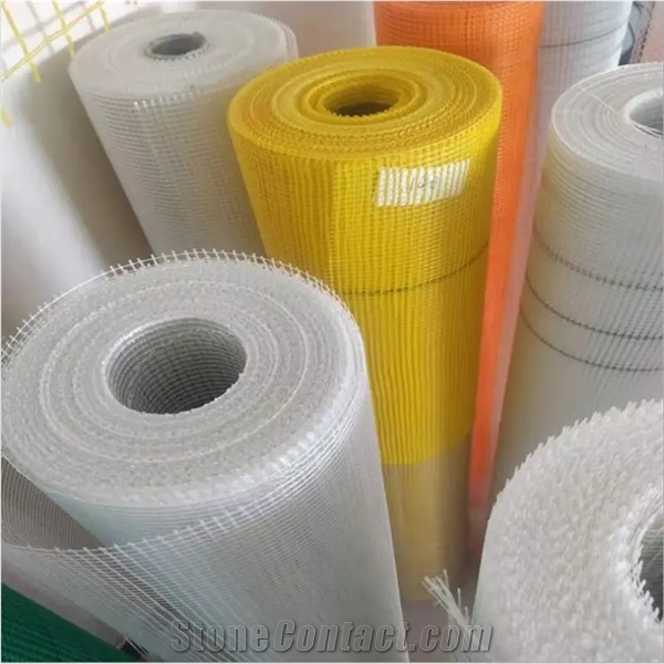 Artificial Marble Stone Back Fiebergalss Mesh