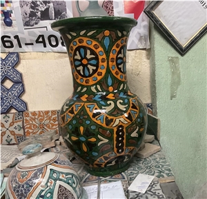 Zellige Ceramic Vases
