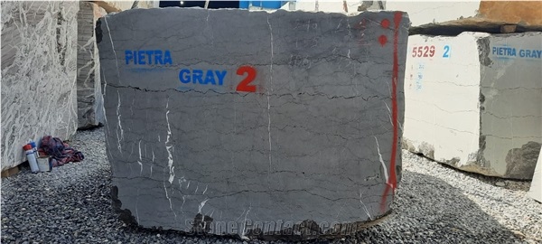 Pietra Grey Marble Block