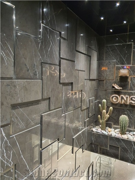 Pietra Grey Marble Slab