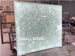 Backlit White Crystal Quartz Gemstone Luxury Nature Stone