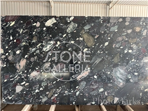 Pebble Black Granite Slabs