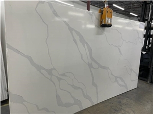 Artificial Quartz Stone Calacatta Tiles