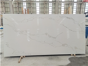 Quartz Stone Artificial Made Calacatta White