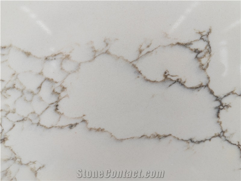 Quartz Stone Artificial Made Calacatta White
