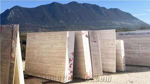 Roman Kingstone Travertine Slabs, Tiles