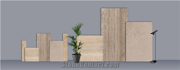 Roman Kingstone Travertine Slabs, Tiles