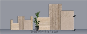 Roman Kingstone Travertine Slabs, Tiles