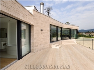 Roman Kingstone Travertine Slabs, Tiles