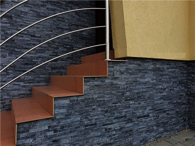 Black Marble Ledge Stone