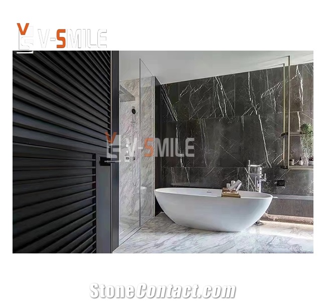 Bulgarian Ash Grey Marble Washbasin