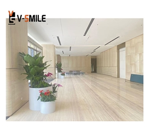 Chinese Gingko Wood Grain Natural Stone Marble Slabs