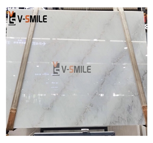 High Quality China Guangxi White Marble Slab