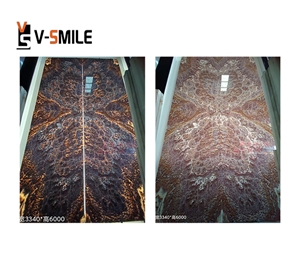 Red Onyx Slab For Background Wall Panel