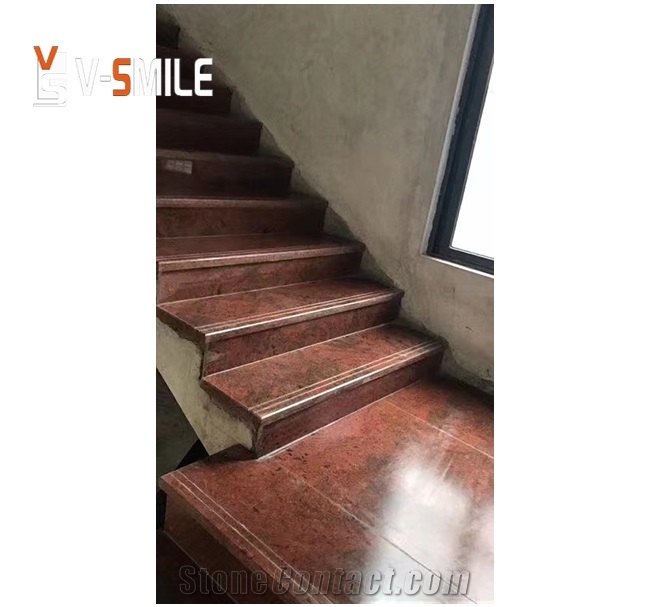 Rosso Crepuslolo Granite Column