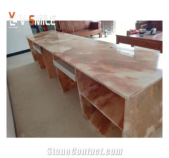 Sunset Red Marble Customize Tile