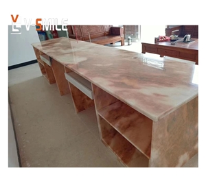 Sunset Red Marble Customize Tile