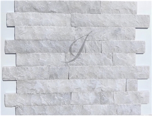 Kemalpasa White Marble Wall Tiles - Split Finish
