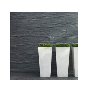 China Hengfa Stone Black Culture /Flowing Board Slate Tile