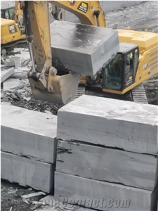 China Hengfa Stone Large Dark Gray Slate Blocks
