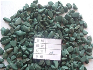 Green Tumbled Pebble Stone, Pebbles, Gravels, Crushed Chips