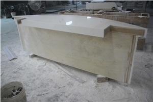 100% Acrylic Solid Surface Semicircle Office Reception Desk