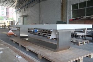 Artificial Stone Solid Surface Furniture Meeting Room Table