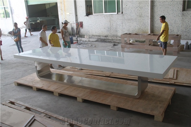 Artificial Stone Solid Surface Furniture Meeting Room Table