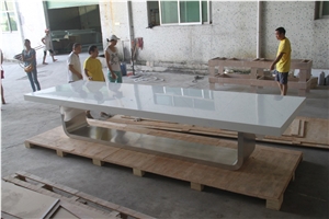Artificial Stone Solid Surface Furniture Meeting Room Table